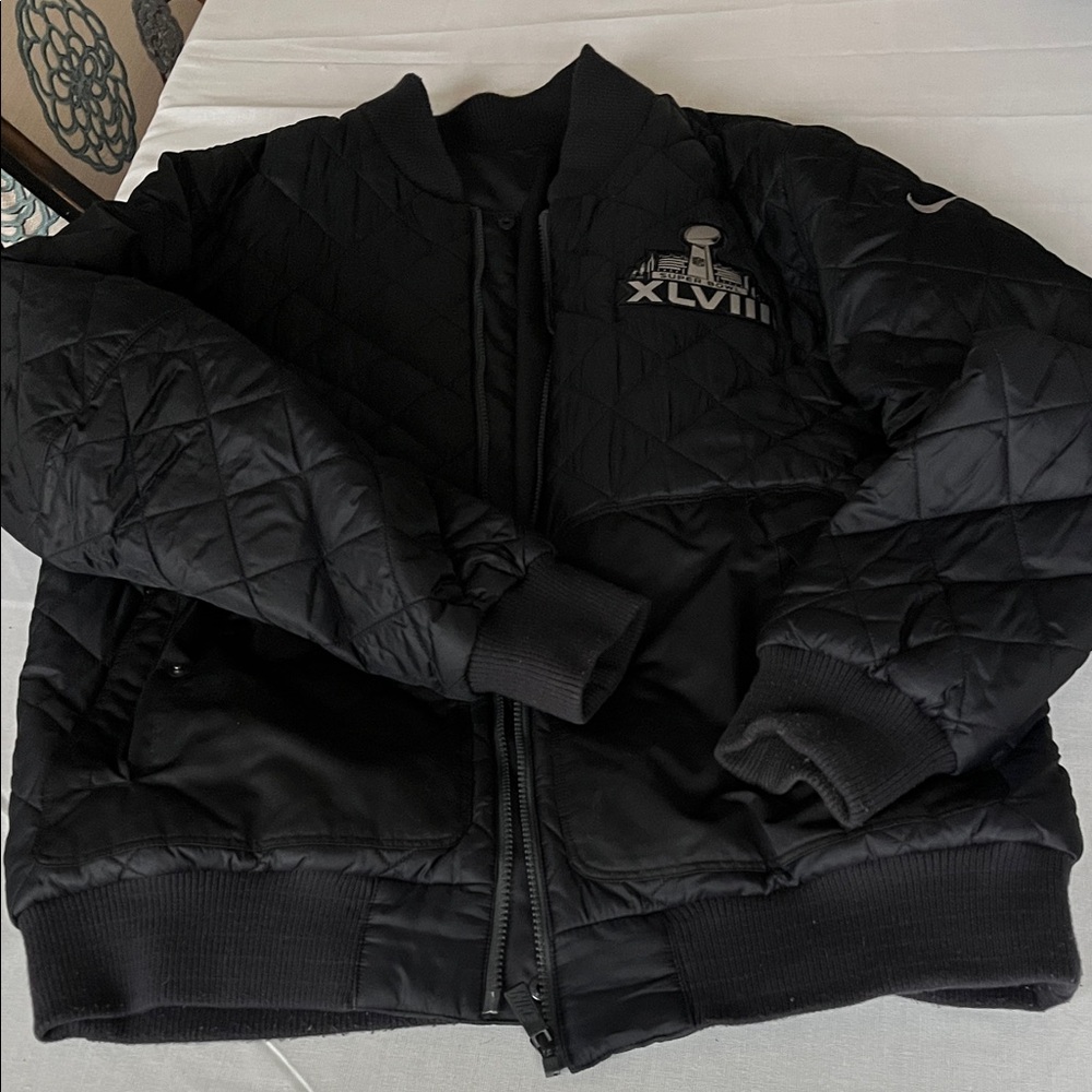 NFL Nike puffer jacket. Super Bowl XLVIII. New. X-Large. Mens